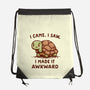 I Made It Awkward-None-Drawstring-Bag-kg07