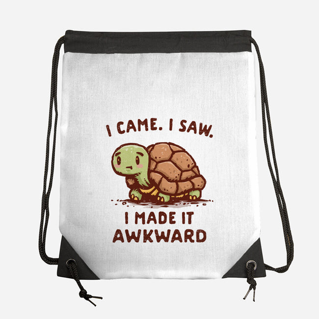 I Made It Awkward-None-Drawstring-Bag-kg07