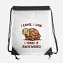 I Made It Awkward-None-Drawstring-Bag-kg07