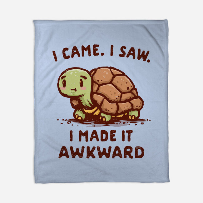 I Made It Awkward-None-Fleece-Blanket-kg07