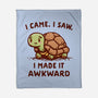 I Made It Awkward-None-Fleece-Blanket-kg07