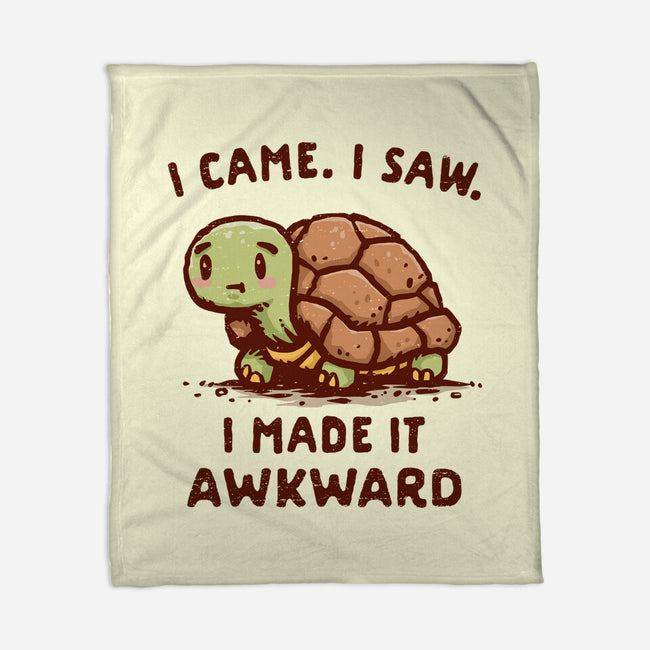 I Made It Awkward-None-Fleece-Blanket-kg07