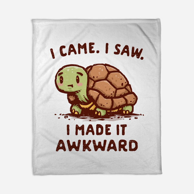 I Made It Awkward-None-Fleece-Blanket-kg07