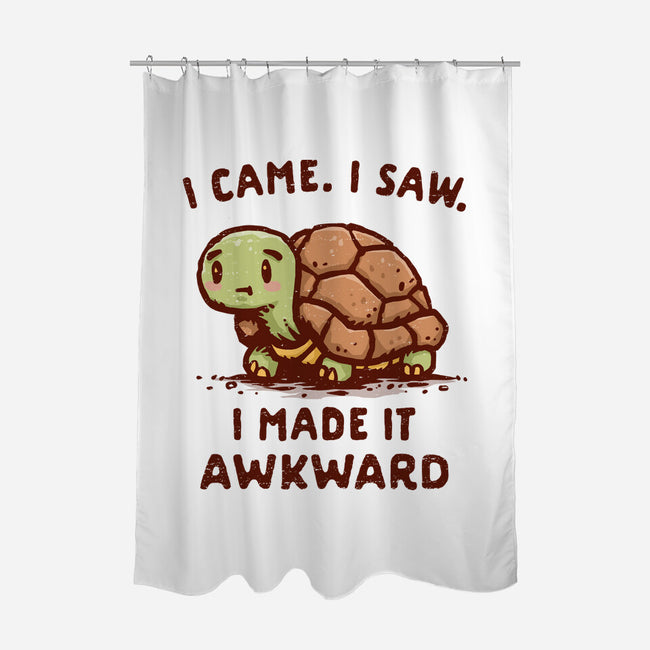 I Made It Awkward-None-Polyester-Shower Curtain-kg07