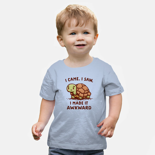 I Made It Awkward-Baby-Basic-Tee-kg07