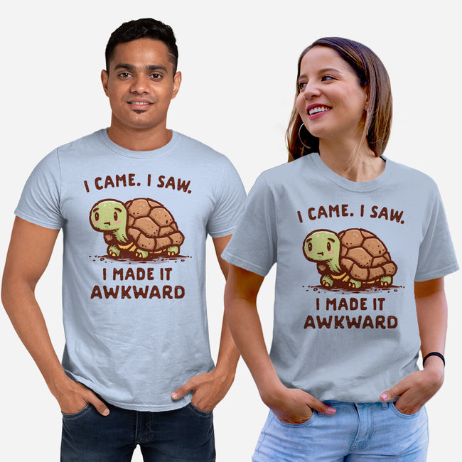 I Made It Awkward-Unisex-Basic-Tee-kg07