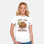 I Made It Awkward-Womens-Fitted-Tee-kg07