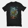 Starry Rex-Womens-Fitted-Tee-zascanauta