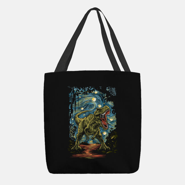 Starry Rex-None-Basic Tote-Bag-zascanauta