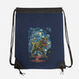Starry Rex-None-Drawstring-Bag-zascanauta