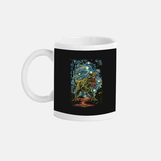 Starry Rex-None-Mug-Drinkware-zascanauta