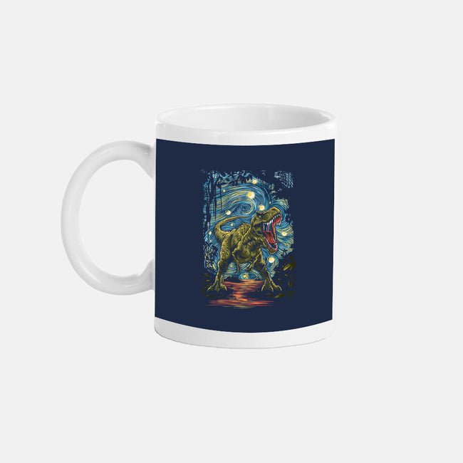 Starry Rex-None-Mug-Drinkware-zascanauta