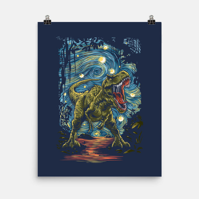 Starry Rex-None-Matte-Poster-zascanauta