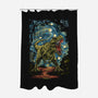 Starry Rex-None-Polyester-Shower Curtain-zascanauta