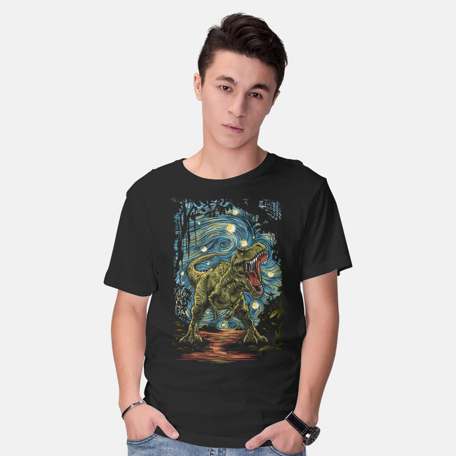 Starry Rex-Mens-Basic-Tee-zascanauta