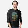 Starry Rex-Mens-Long Sleeved-Tee-zascanauta