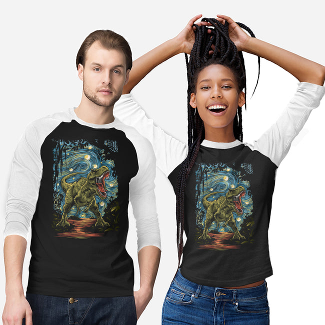 Starry Rex-Unisex-Baseball-Tee-zascanauta