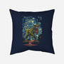 Starry Rex-None-Removable Cover w Insert-Throw Pillow-zascanauta