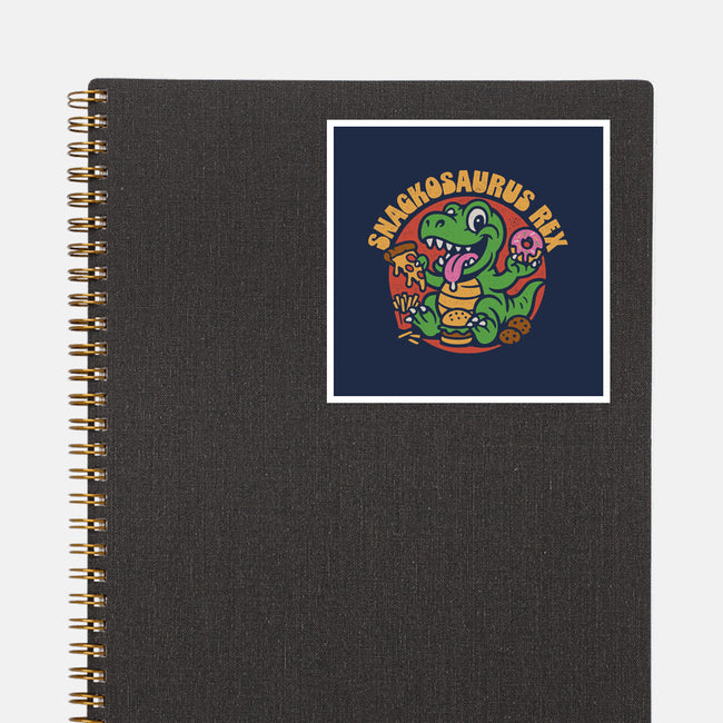 Snackossauro Rex-None-Glossy-Sticker-Popnotic
