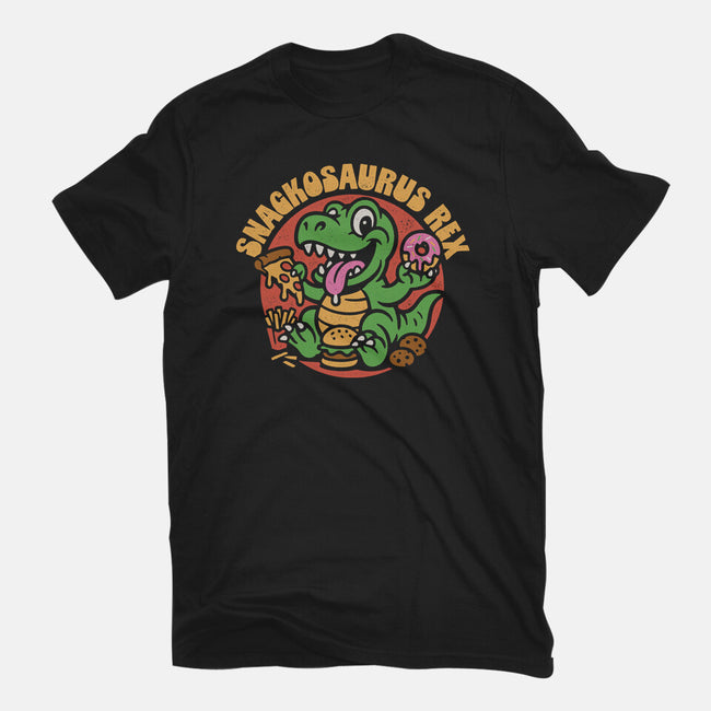 Snackossauro Rex-Womens-Basic-Tee-Popnotic