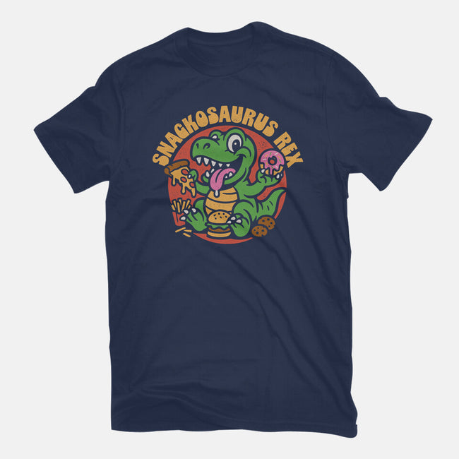 Snackossauro Rex-Mens-Heavyweight-Tee-Popnotic