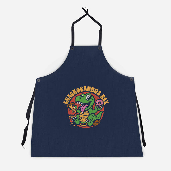 Snackossauro Rex-Unisex-Kitchen-Apron-Popnotic
