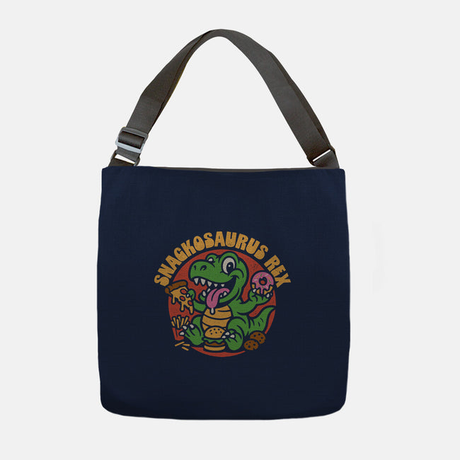 Snackossauro Rex-None-Adjustable Tote-Bag-Popnotic