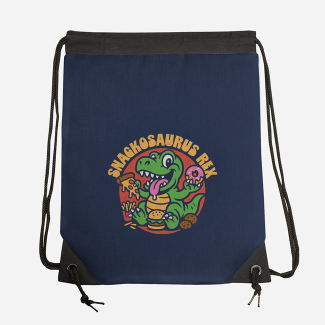 Snackossauro Rex-None-Drawstring-Bag-Popnotic