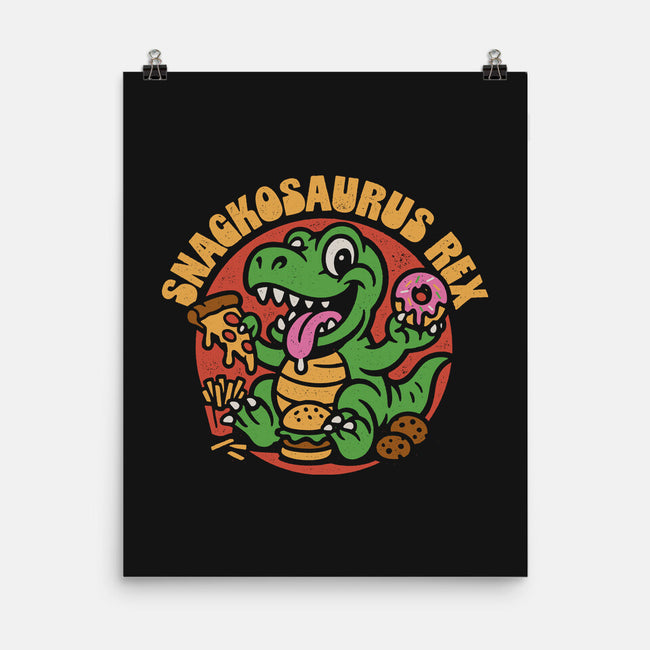 Snackossauro Rex-None-Matte-Poster-Popnotic