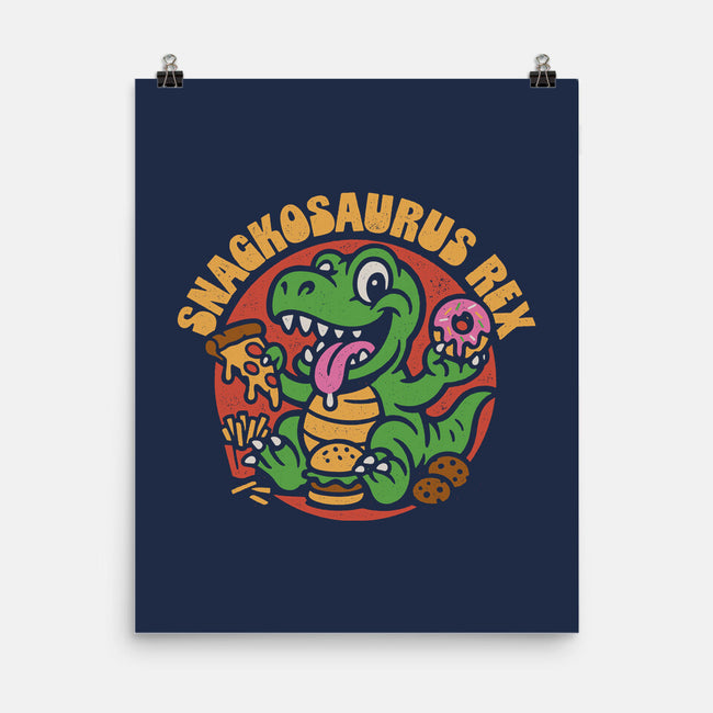 Snackossauro Rex-None-Matte-Poster-Popnotic
