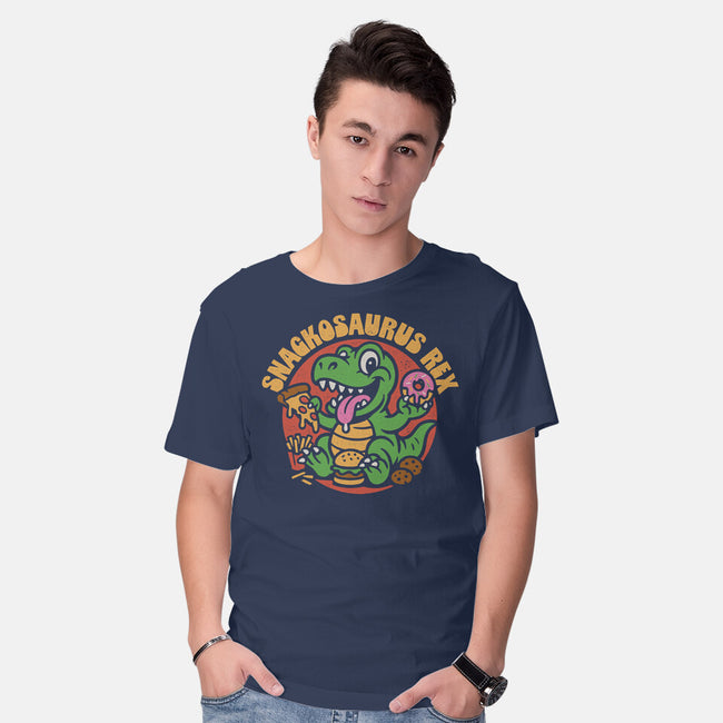 Snackossauro Rex-Mens-Basic-Tee-Popnotic