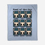 Mood Of The Knight-None-Fleece-Blanket-nickzzarto