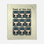 Mood Of The Knight-None-Fleece-Blanket-nickzzarto