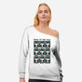 Mood Of The Knight-Womens-Off Shoulder-Sweatshirt-nickzzarto