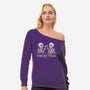 Forever Young-Womens-Off Shoulder-Sweatshirt-NMdesign