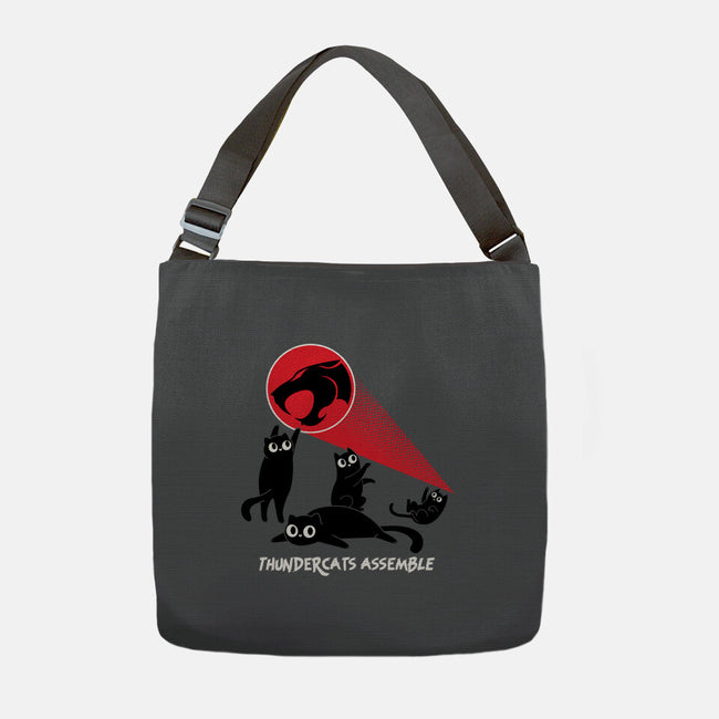 Cats Assemble-None-Adjustable Tote-Bag-rocketman_art