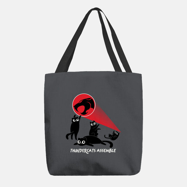 Cats Assemble-None-Basic Tote-Bag-rocketman_art