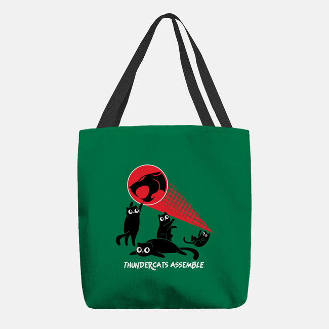 Cats Assemble-None-Basic Tote-Bag-rocketman_art