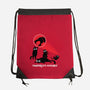 Cats Assemble-None-Drawstring-Bag-rocketman_art