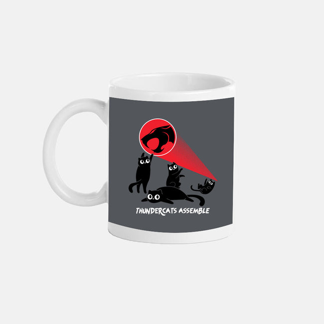 Cats Assemble-None-Mug-Drinkware-rocketman_art