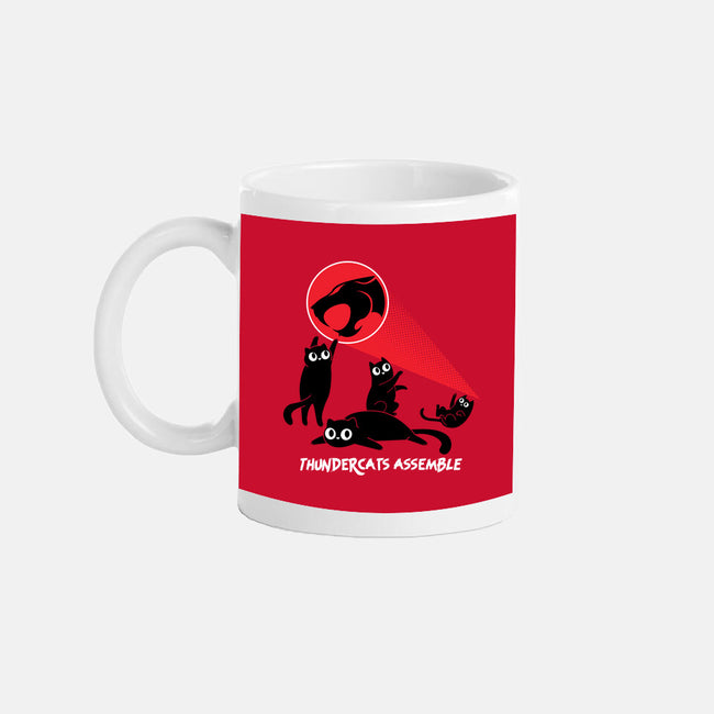 Cats Assemble-None-Mug-Drinkware-rocketman_art