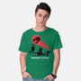 Cats Assemble-Mens-Basic-Tee-rocketman_art