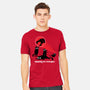 Cats Assemble-Mens-Heavyweight-Tee-rocketman_art