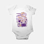 Ramen Robot Cat Bowl-Baby-Basic-Onesie-xMorfina