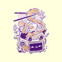 Ramen Robot Cat Bowl-Mens-Basic-Tee-xMorfina