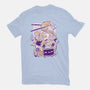 Ramen Robot Cat Bowl-Mens-Basic-Tee-xMorfina