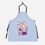 Ramen Robot Cat Bowl-Unisex-Kitchen-Apron-xMorfina