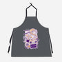 Ramen Robot Cat Bowl-Unisex-Kitchen-Apron-xMorfina