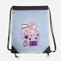 Ramen Robot Cat Bowl-None-Drawstring-Bag-xMorfina