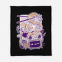 Ramen Robot Cat Bowl-None-Fleece-Blanket-xMorfina